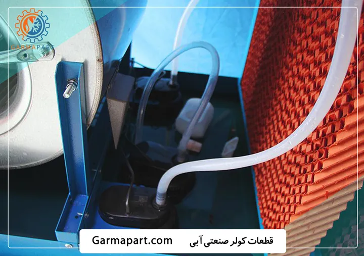بررسی قطعات کولر صنعتی آبی