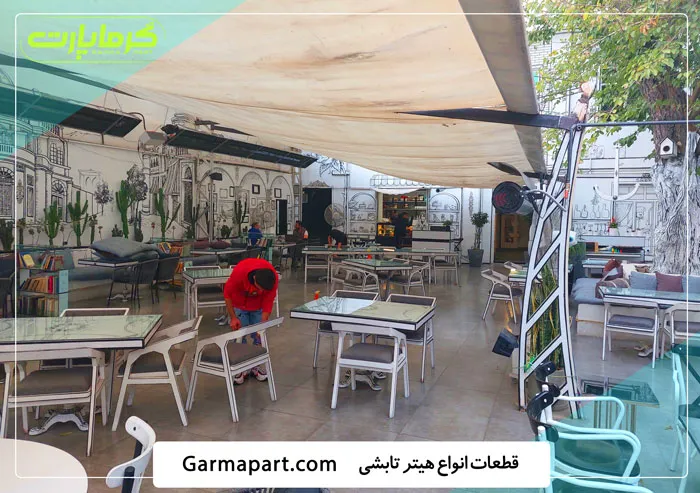 قطعات تشکیل دهنده انواع هیتر تابشی