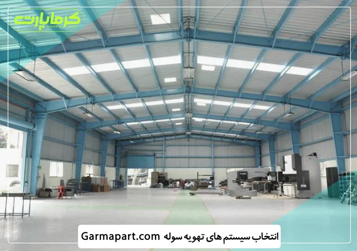 خرید و انتخاب سیستم های تهویه سوله