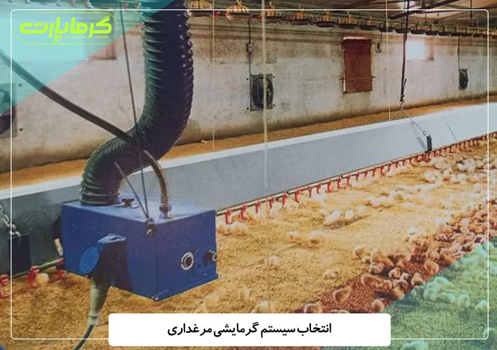 5 سیستم گرمایشی مرغداری