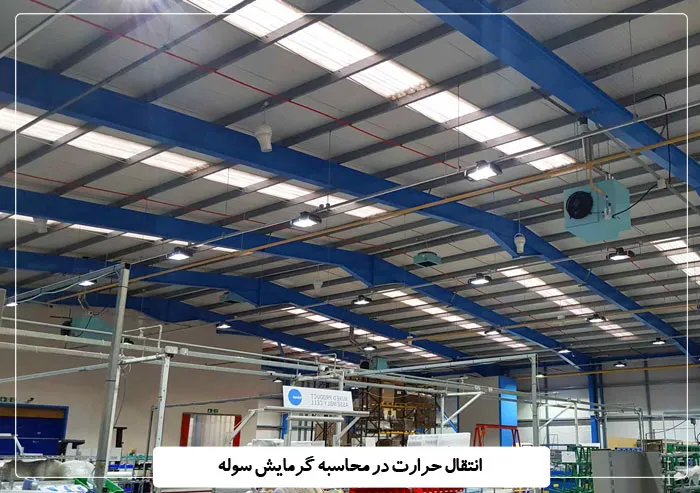 انتقال حرارت در محاسبه گرمایش سوله