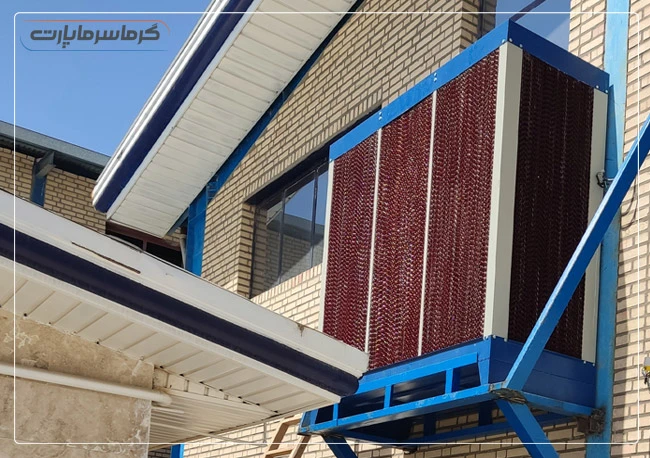 کولر صنعتی آبی بدون تسمه